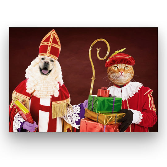 Saint and Piet - Pet Portrait